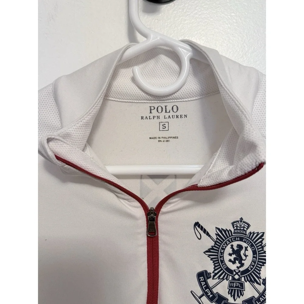 Men's Polo Ralph Lauren Black Watch Polo Team 1/4 Zip Size Small